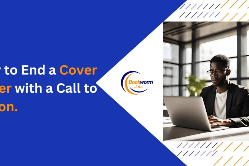 A blackman typing his Cover letter