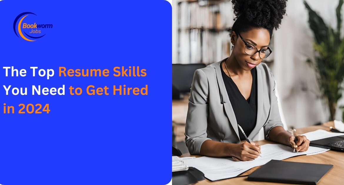 Woman writing resume